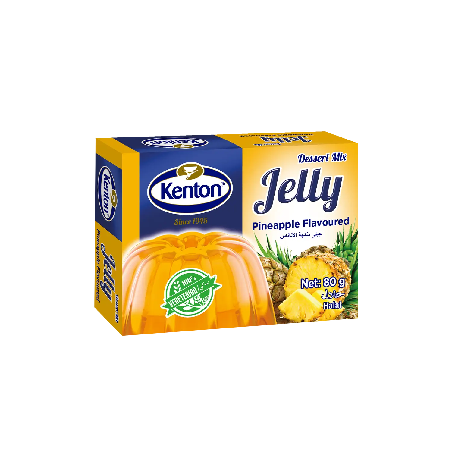 جيلي نباتي بنكهة الأناناس 80 جم