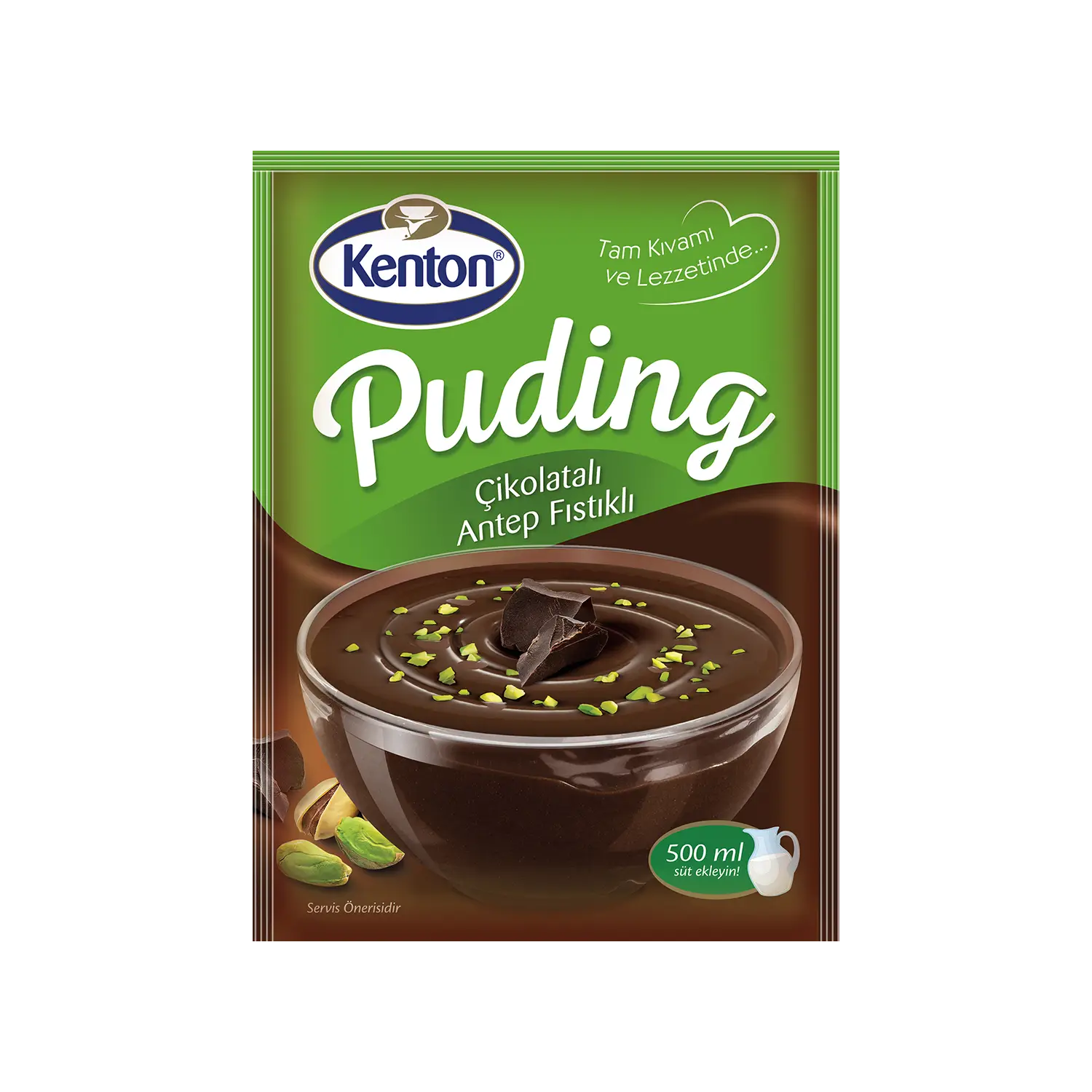Kenton Çikolatalı Antep Fıstıklı Puding 100 g