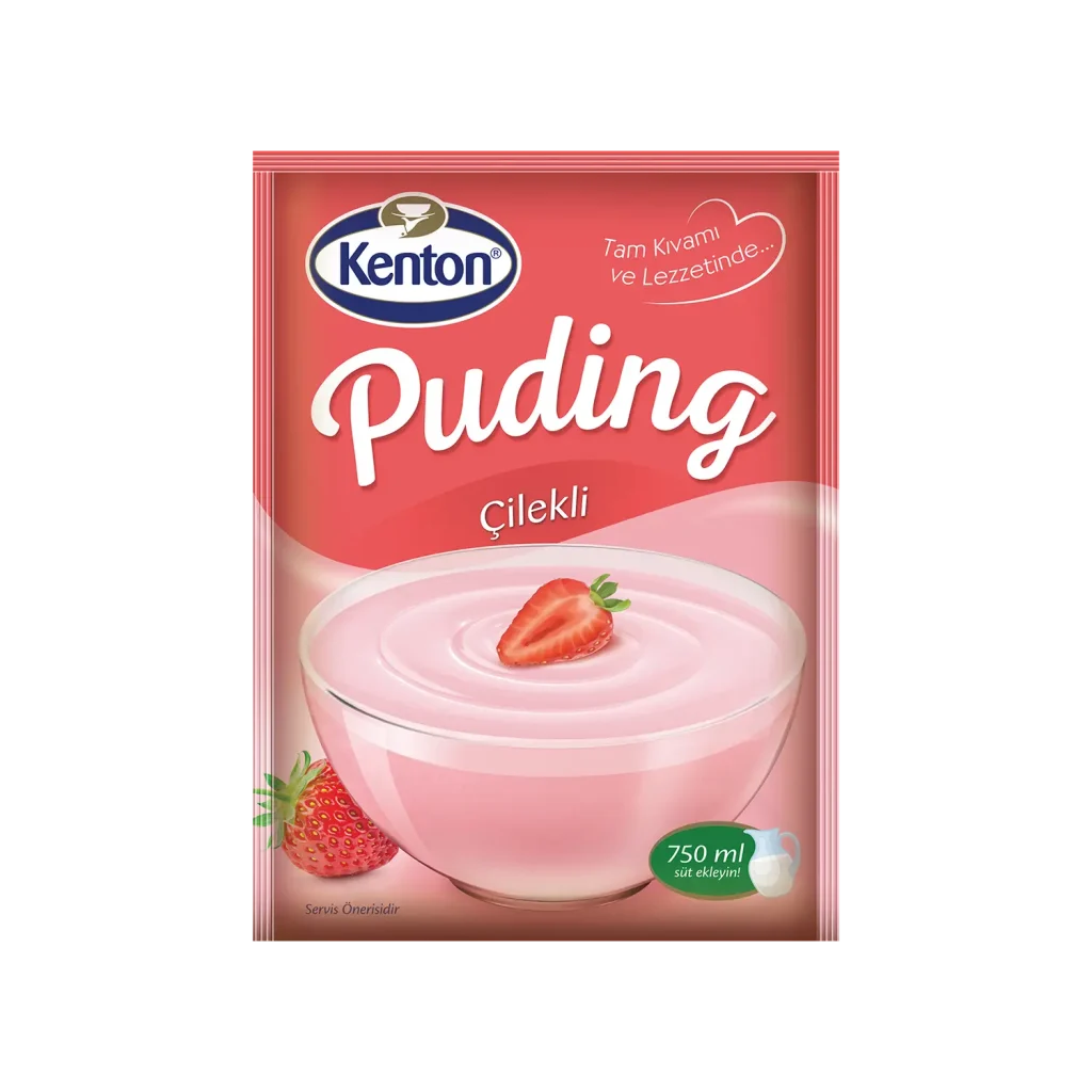 Kenton Çilekli Puding 125 g
