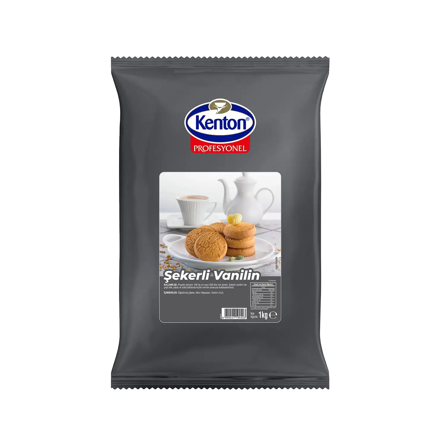 Kenton Profesyonel Şekerli Vanilin 1 Kg