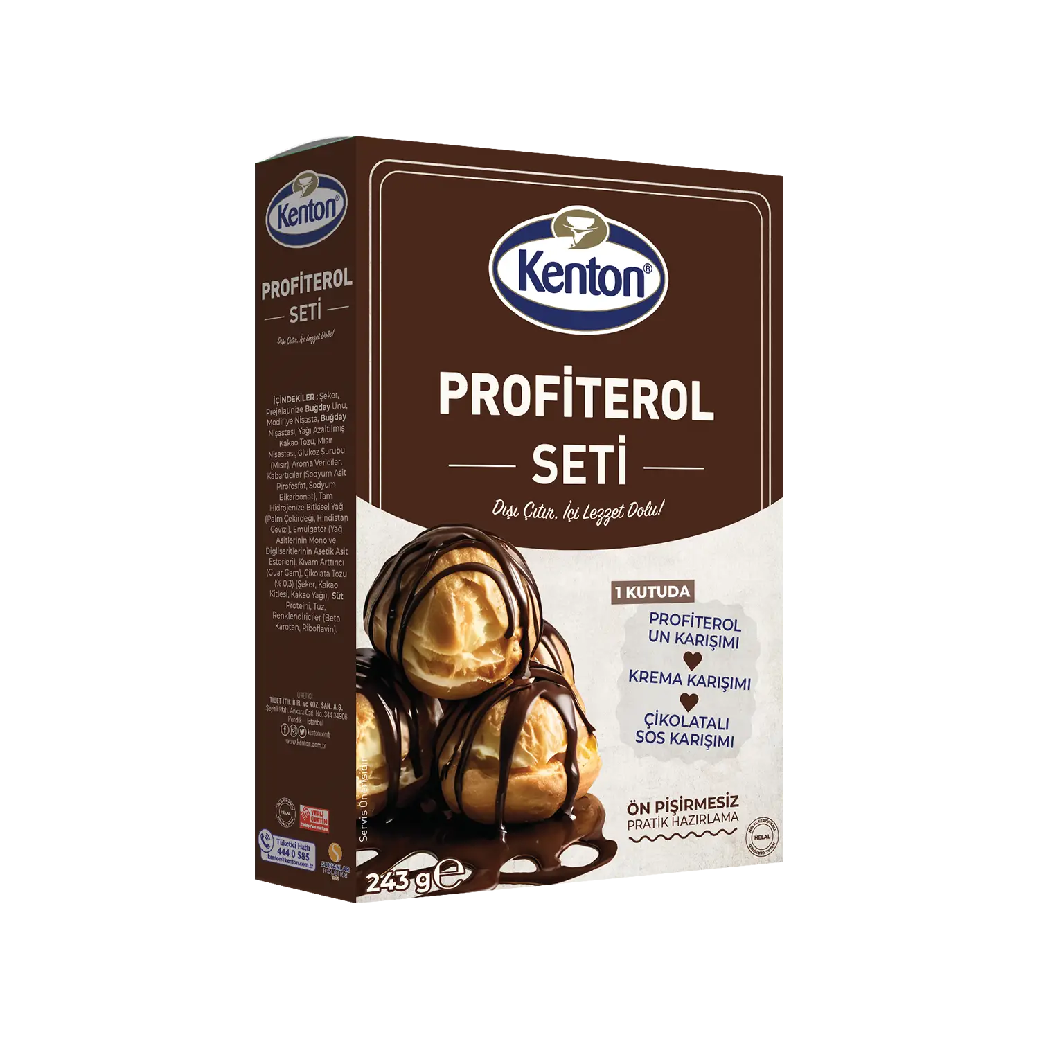 Kenton Profiterol Toz Karışımı 243g
