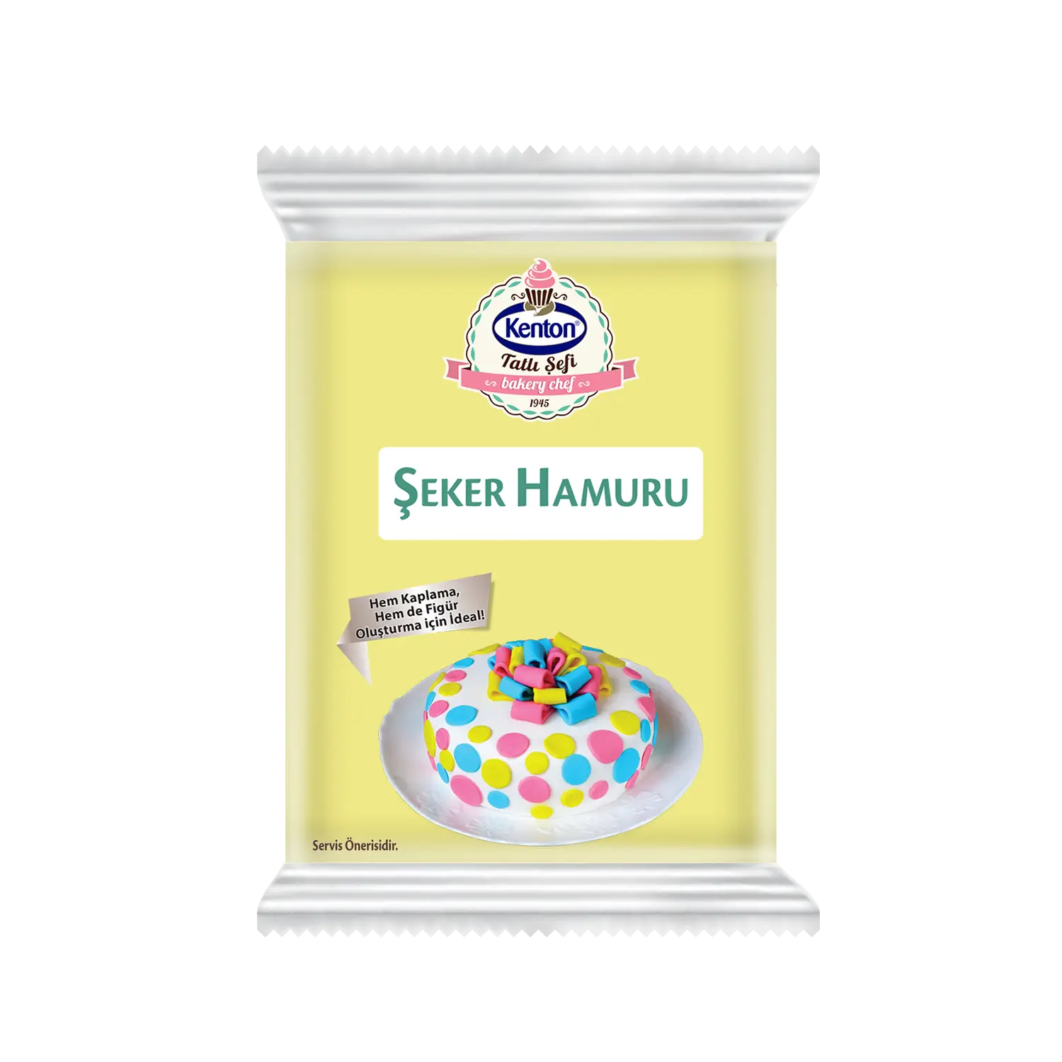 Kenton Tatlı Şefi  Şeker Hamuru Sarı 200 g